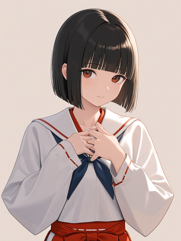 Saegusa Miko — Kamichu! character card
