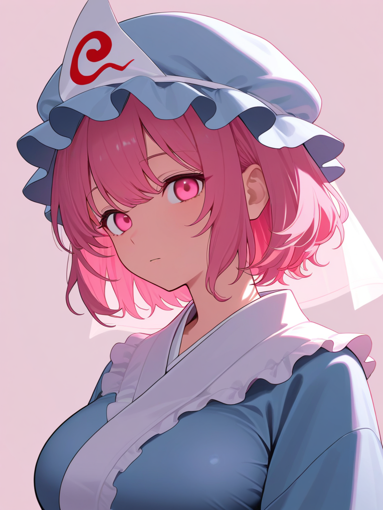 Saigyouji Yuyuko — Touhou character card
