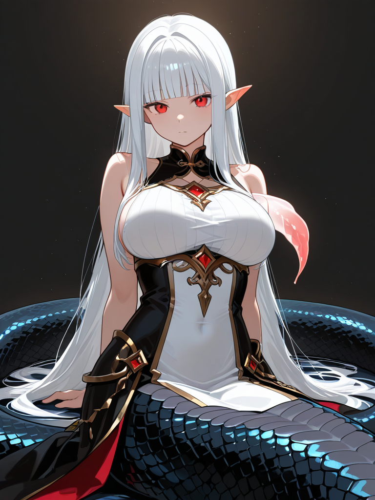 Shirohebi (Monster Girl Encyclopedia) — Monster Girl Encyclopedia character card