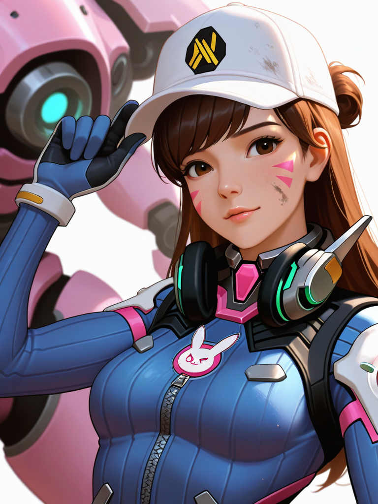 Shooting Star D.va — Overwatch character card