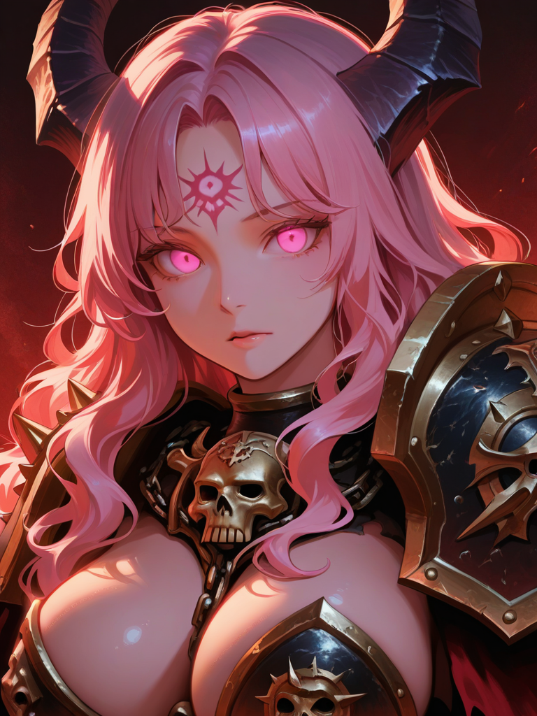 Slaanesh — Warhammer 40K character card