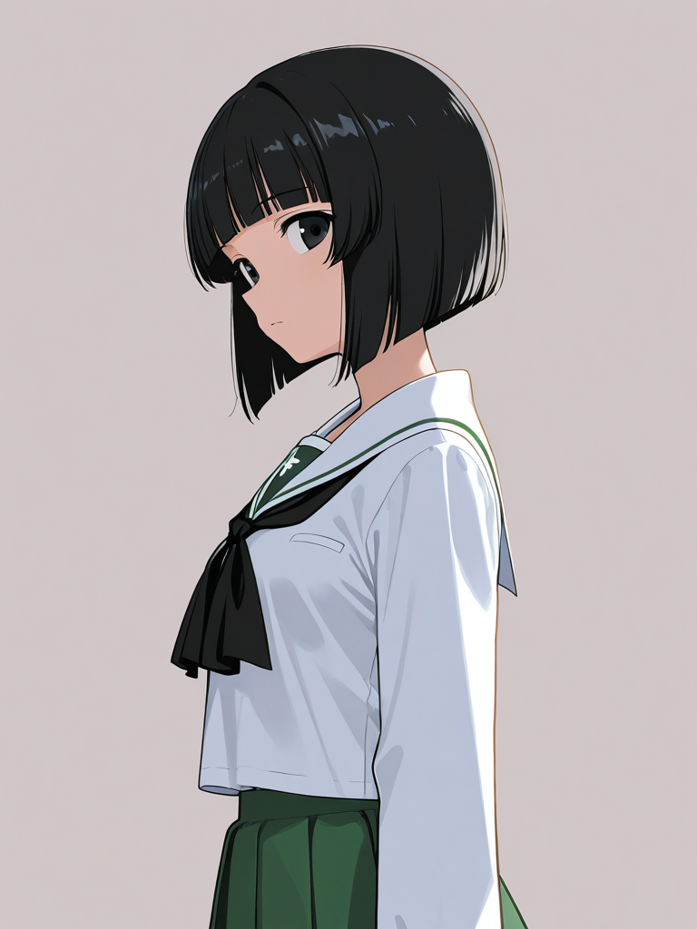 Sono Midoriko — Girls Und Panzer character card