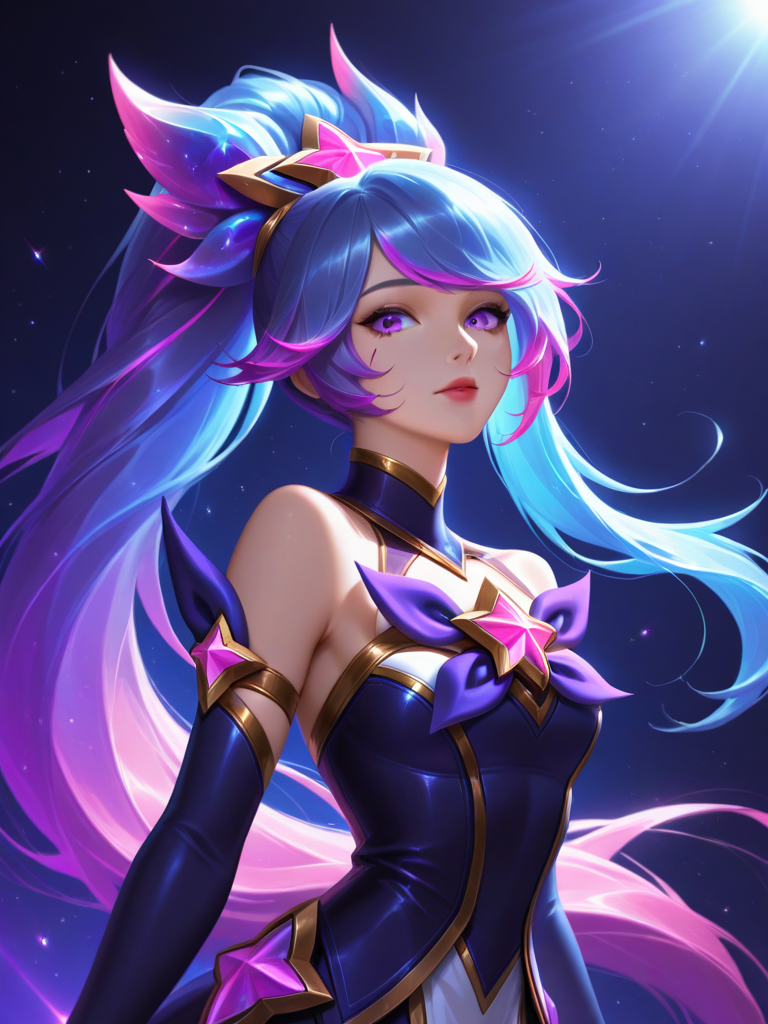 Star Guardian Akali — League Of Legends character card
