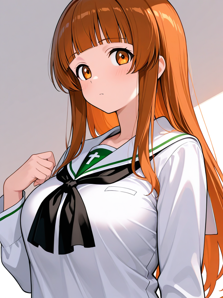 Takebe Saori — Girls Und Panzer character card
