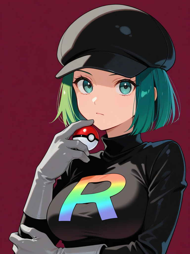 Team Rainbow Rocket Grunt — Pokemon character card