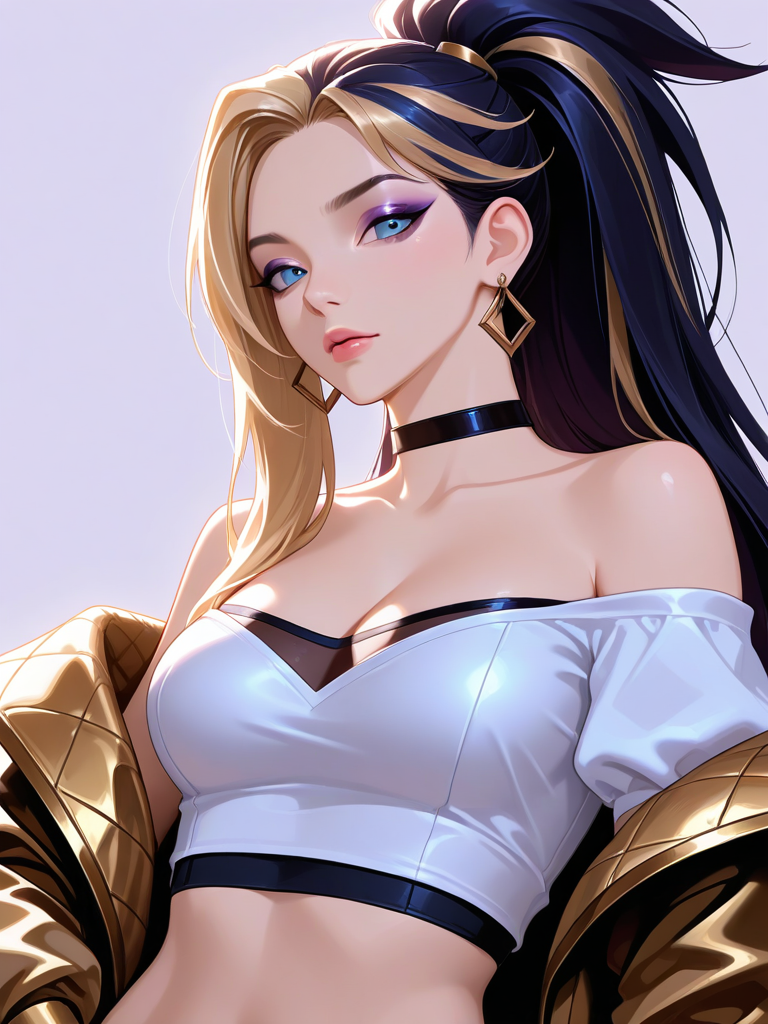 The Baddest Akali — League Of Legends character card