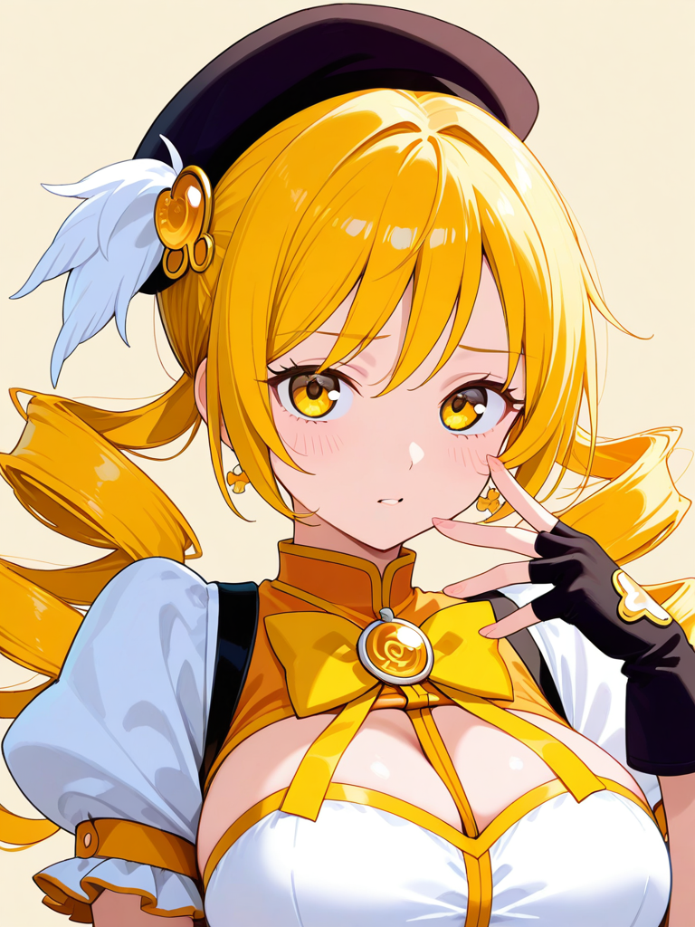 Tomoe Mami — Mahou Shoujo Madoka Magica character card