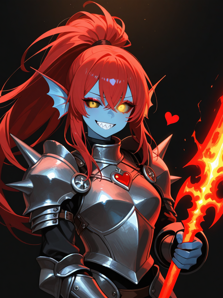 Undyne The Undying — Undertale character card