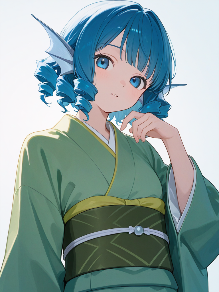Wakasagihime — Touhou character card