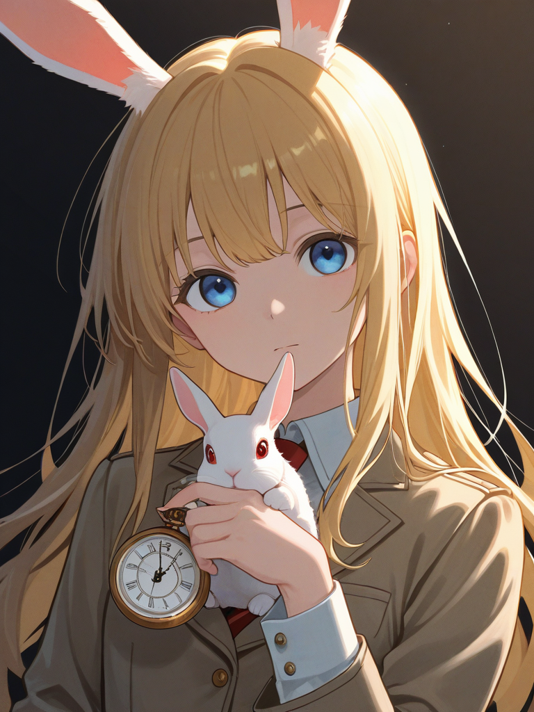 White Rabbit (Alice In Wonderland) — Alice In Wonderland character card