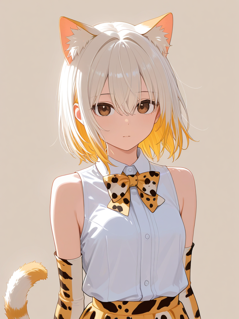 White Serval (Kemono Friends) — Kemono Friends character card