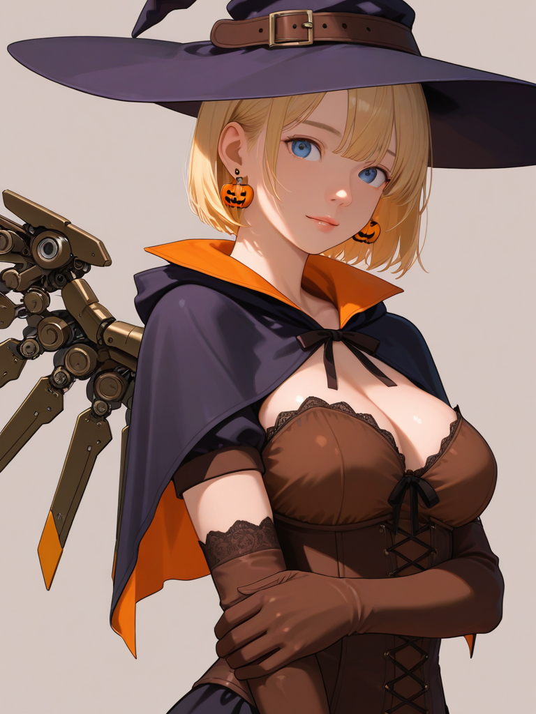 Witch Mercy — Overwatch character card
